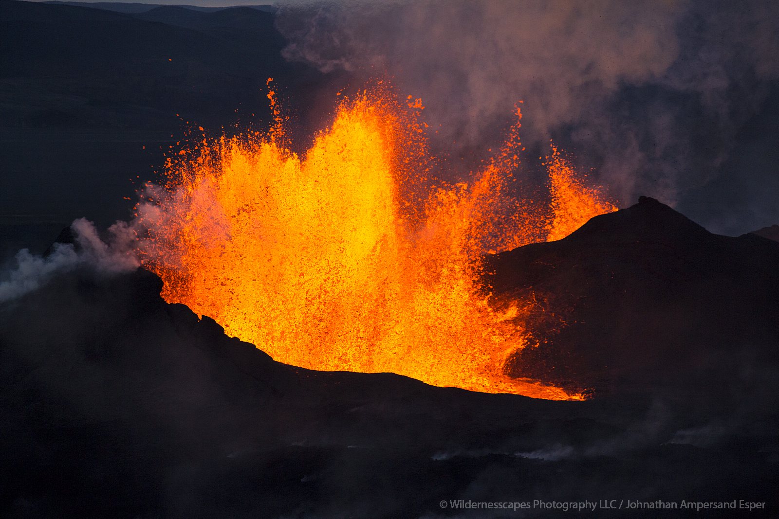 Holuhraun, Iceland, erupting, eruption, volcanic